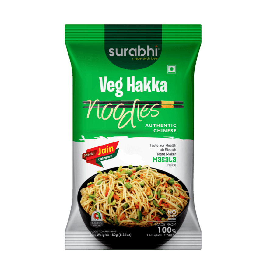 Surabhi Sauces| Surabhi Jain Veg Hakka Noodles| Surabhi Noodles| Jain Range| Hakka Noodles| Authentic Chinese |Surabhi Sauce|