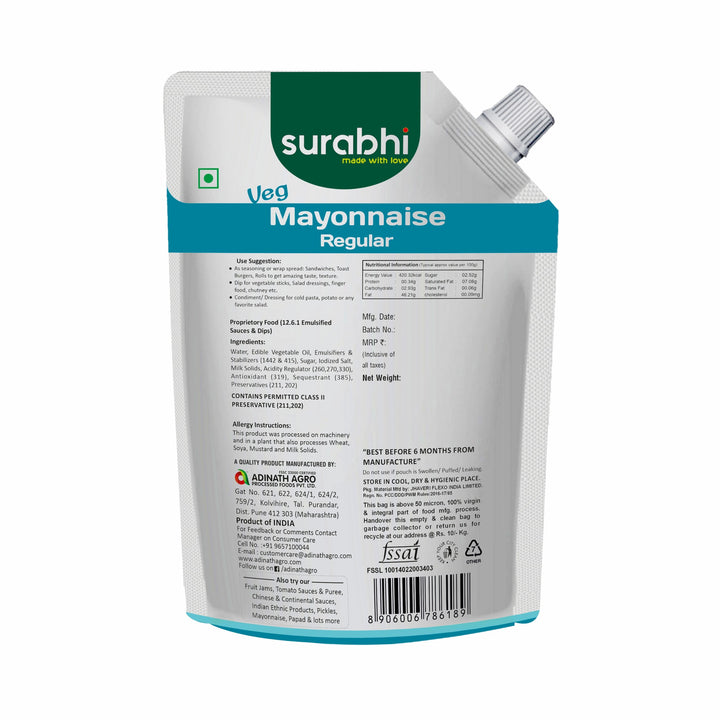Surabhi Mayonnaise - Regular - 825 g
