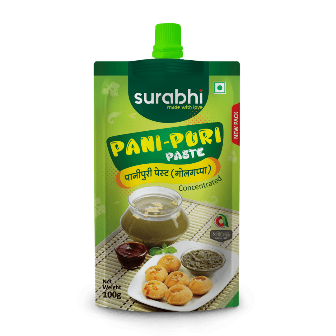 Surabhi Sauces| Surabhi Pani Puri Paste| Pani Puri Chutney| Khatti Meethi Chutney| Chatpati Chutney| Pani Puri Paste| Surabhi Sauce| Chatpati Hari Chutney| 