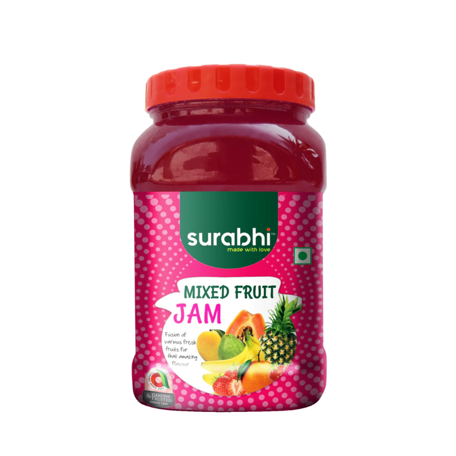 Surabhi Sauces| Surabhi Mixed Fruit Jam| Surabhi Jam| Mixed Fruit Jam| Jam Topping| Jam Spread| Surabhi Sauce| 